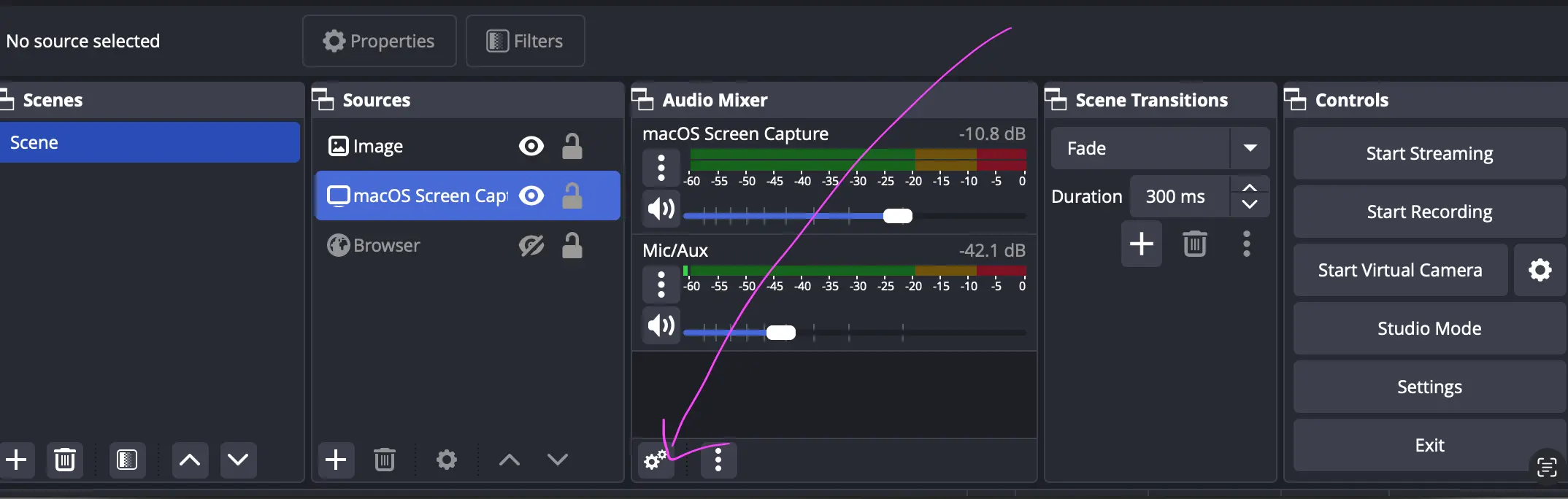 OBS Audio Advanced